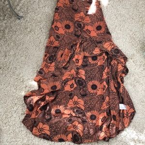 Flynn Skye by Free Peopl skirt with ruffle slit!